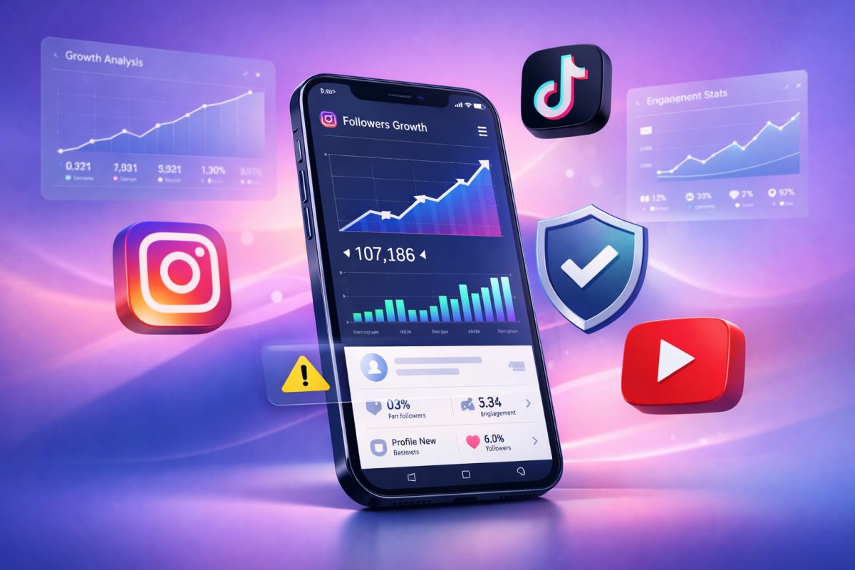 Is buying Instagram followers safe in 2026 guide showing account growth and engagement strategy